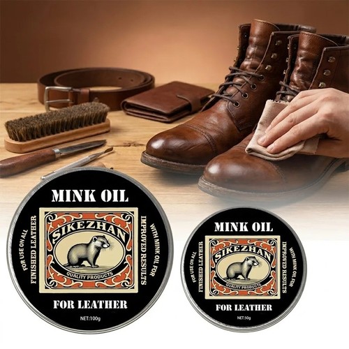 Mink oil leather - oil, care