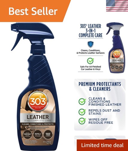 Leather cleaner - 3-in-1, &