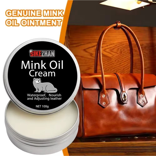 Mink oil leather bag care - bag,