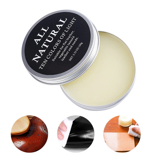 Mink oil leather care cream - care,