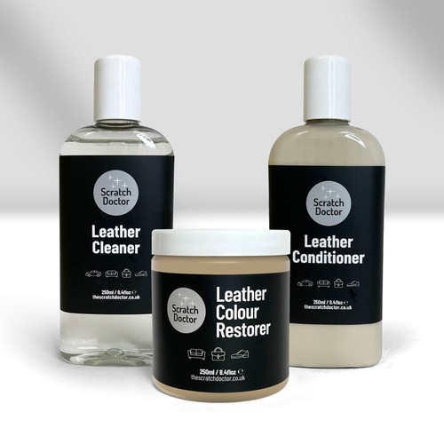 Beige leather cleaner - leather,