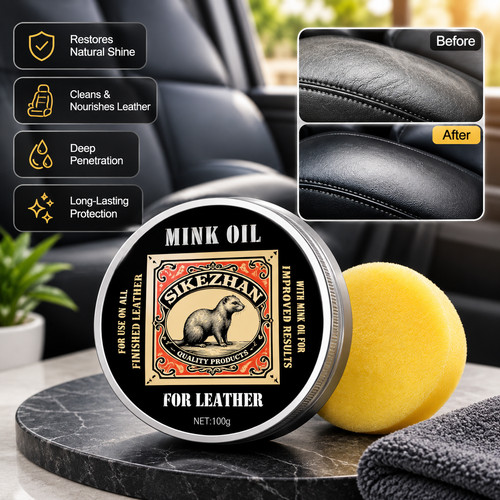 Leather care cream cleaner - leather,
