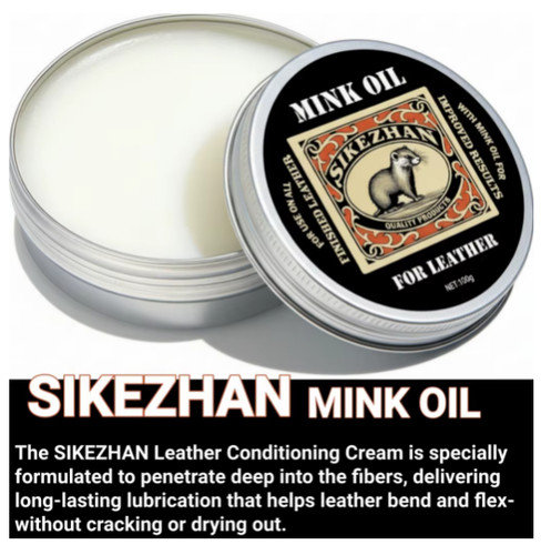 Mink oil leather conditioner - oil,